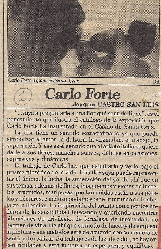 Carlo Forte - pintor de Tenerife